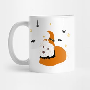 Halloween Maltipoo Dog Mug